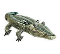 Intex 57551NP - Cocodrilo Hinchable con impresión fotorrealista, Verde, M