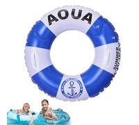 inflable para piscina, diseño de bandera británica, tubos de natación con asas resistentes para adultos, material de PVC grueso con válvula a prueba de fugas, salvavidas, piscina/playa