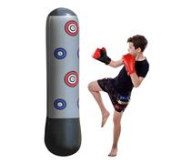 Inflable para Punching - 63 Pulgadas Bounce Back Boxing Bag with Stable Weighted Base Durable PVC Design | Juguete de Entrenamiento de Boxeo para niños para niños niñas de 5 a 12 años de Edad