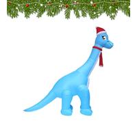Inflables De Navidad Al Aire Libre - Decoración De Dinosaurios Iluminados Gigantes, Lindos Suministros Para Fiestas Navideñas | Inflables De Patio Festivo | Para El Jardín De Jardín Patio Porche De La