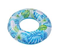inflables - Flotadores de piscina para | Llamativo anillo de flotador de verano con estampado de hojas, anillos de baño de playa en clima cálido con válvula integrada para mayor seguridad