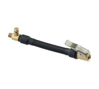 Inflado eficiente de neumáticos con bomba de aire de motocicleta, incluye manguera extendida y adaptador de válvula para control de presión (10 cm)