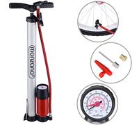 Inflador bicicleta manómetro 7 bar incluye 3 adaptadores