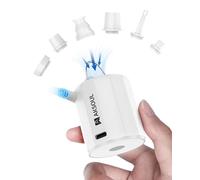 Inflador Colchon Hinchable Bomba Electrico: Diminuto Minibomba de Aire Portatil USB Recargable Mini Air Pump Bateria Electrica Hinchador para Piscina Flotadores Inflable Colchones Camping Colchoneta