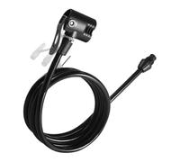 Inflador de bomba universal de 125 cm, diseño resistente al frío, accesorio flexible para transferencia de aire, adaptador de inflación resistente al rebote