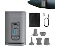 Inflador de de camping, bomba de colchón de aire, bombas recargables USB, infladores de alta presión, 1 a 3 cm de diferencia de tamaño, perfecto para viajes, campamentos, senderismo y salidas a