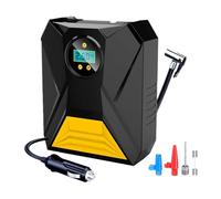 Inflador De Llantas,Compresor De Aire Portátil Inalámbrico | Medidor de Presión Eléctrico con Pantalla Digital 12V para Coche Moto Bicicleta Camión