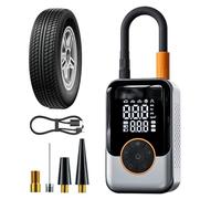 Inflador de neumáticos, bomba de aire inalámbrica portátil para neumáticos de coche, inflador de aire inalámbrico para automóvil, pantalla LCD digital, accesorios para automóviles, banco de energía de