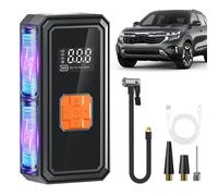 Inflador de Neumáticos, con Manometro Digital Inalambrico, Inflador De Neumaticos Compresor De Aire Portatil, para Bicicleta Juguetes Inflables SUV Sedan Camping Flotadores Piscina Hogar