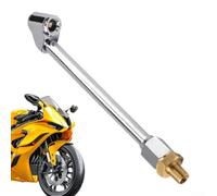 Inflador de neumáticos de automóvil de conexión rápida para coches, motocicletas, bicicletas, mecanismo de bloqueo, sello a prueba de fugas, núcleo de metal, uso en todo tipo de clima (A)