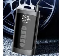 Inflador de neumáticos de automóvil Inteligente inalámbrico Multifuncional - Bomba portátil Recargable por USB con Pantalla Digital y luz LED - Bomba Doble Turbo Boost 20s Inflado