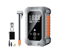Inflador de neumáticos de coche | Con manómetro digital y LED | Inflador neumáticos coche compresor aire portátil para bicicleta, moto, reparación urgente casa garaje exterior