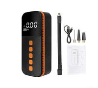 Inflador de neumáticos inalámbrico, bomba de aire portátil con pantalla digital, apagado automático, inflado rápido de 17 l/min para bicicletas, motocicletas, scooters
