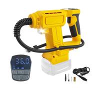Inflador de neumáticos inalámbrico para batería DeWalt de 18 V (sin batería), compresor de aire portátil con medidor de presión digital y luz LED, 120 PSI máximo para coche, motocicleta, bicicleta