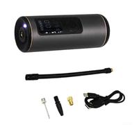 Inflador de neumáticos inalámbrico portátil compresor de aire con medidor digital, recargable eléctrico para coche, motocicleta, bicicleta, baloncesto, fútbol, presión máxima de 150 PSI, doble