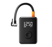 Inflador de neumáticos inalámbrico portátil con lámpara LED apagado automático para coches, motocicletas, bicicletas, bolas, bomba de aire eléctrica de carga rápida, herramienta de diseño compacto