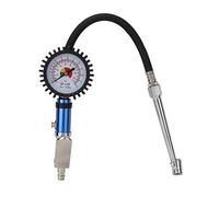 Inflador de Neumáticos, Pistola de Presión de Neumáticos con Sujeción Automática con Manómetro de Aire (0-12 Bar) Y Conector de Aire Rápido para Camiones, Remolques, Motocicletas, Automóviles