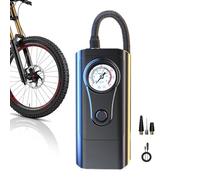 Inflador de neumáticos portátil - Bomba de aire de bicicleta pequeña con bomba de aire de neumáticos, bomba de aire para neumáticos de coche rápida para coches, motos, bicicletas, pelotas