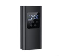 Inflador de neumáticos portátil, compresor de aire inalámbrico, 150 PSI, bomba digital con luz LED para coche, SUV, bicicleta, motocicleta, compacto 135 x 53 x 215 mm (ST-5525A)