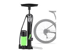 Inflador Manual De Neumáticos: Bomba De 160 PSI, Válvula De Piso Portátil, Herramienta Manual para Ciclismo, Accesorio para Carretera De Montaña, Equipo para Bicicleta De Desplazamiento, Manómetro