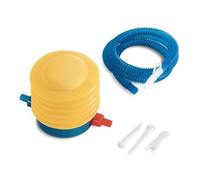 Inflador Manual de Pie Pump-Foot con Manguera Flexible de 1 m | Función de Inflado y Desinflado | Incluye 2 Adaptadores Universales para Fitness, Deportes y Accesorios Hinchables