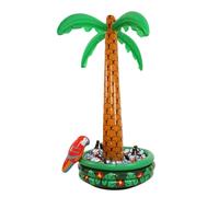 Inflar palmeras: decoración tropical inflable grande, accesorio de fiesta verde vibrante, diseño de válvula de aire de fácil inflado, estructura de base ponderada estable | para fiesta en la playa Lua