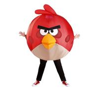 Inflatable Adult Red Angry Birds Costume for Men and Women | Angry Birds Halloween Outfit, Red, Standard