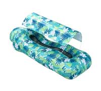 Inflatable Air Lounger | Camping Air Sofa With Sun Shade No-Pump Blow Up