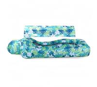 Inflatable Air Lounger - Camping Air Sofa With Sun Shade | No-Pump Blow Up | Travel Airs Sofa With Sunshade | Easy To Set Up Hiking Lounger For Outdoor Camping Hiking Picnic Vacation Backyard Seaside