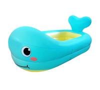 Inflatable Baathtub | PVC Portable Travel Kid Tub Cute Whales | Leakproof Non-Slip Travel Seat Baths Thick Cushion, Kids Swimming Pool for Boys Girls Baths