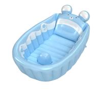Inflatable Bath Tub, Space-Saving Toddler Bathtub, Portable Air-Filled Pool for Shower, Home, Daycare, Hospital, Baby Bathing, and Indoor Water Play Activities
