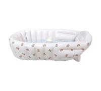 Inflatable Bathtub - Portable Bath For Home Or Outdoor Use | PVC Material With Foldable Pool Seat Design For Sink Shower Water Play Swimming 0 To 5 Years Old Bear Pattern