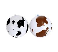 Inflatable Beach Ball - Cow Print Fun Summer Toy, For Summer Birthday