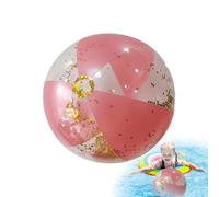 Inflatable Beach Balls | 40cm Glitter Summer Swimming Pool Balls - Multi-Functional Reusable Toys Fun Games Toy Sports Equipment For Adults Toddler Boys Outdoor Summer Party Water Wedding