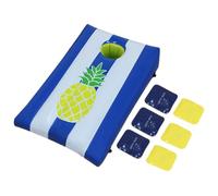 Inflatable Bean Bag Toss Game Set PVC Cornhole Game With 6 Bean Bags
