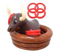 Inflatable Beer Cooler - Bull Shaped Design, Large Capacity Holding, Leak Resistant Material, Lightweight Portable Structure | party decoration beverage cooling for oktoberfest beach picnic outdoor bi