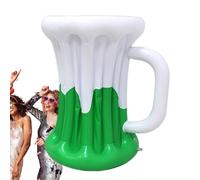 Inflatable Beer Cooler, Floating Portable Beverage Drink Container, PVC Inflatable Holder, Large Party Decorations for Pool, Beach and Birthday, Outdoor Event Use, Multicolor