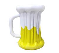 Inflatable Beer Cooler, Floating Portable Beverage Drink Container, PVC Inflatable Holder, Large Party Decorations for Pool, Beach and Birthday, Outdoor Event Use, Multicolor