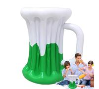 Inflatable Beer Cooler - PVC Floating Beverage Containers Hawaiian Party Decorations | Ice Bucket Drink Cooler Holder Containers for Outdoor, Picnic & Drinks