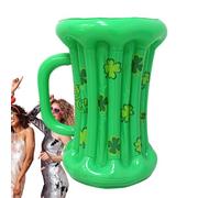 Inflatable Beer Cooler, PVC Floating Beverage Tub, 47cm/18.5in 39cm/15.35inches Portable Party Drink Holder, Large Ice Container for Pool, Beach, Birthday, Outdoor Event Decoration