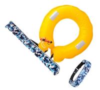 Inflatable Belt Pack Adjustable Safety Floatation Device for Swimming Beginners and Adults, Lightweight Wearable Life Belts for Water Sports, Kayaking, Fishing, Boating, & Paddleboarding