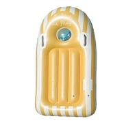 Inflatable Body Board, Portable Kids Surfboard with Secure Handles, 46.85x22.83 Inches Lightweight Swimming Training Float for Summer Water Sports, Beach Play, Pool Parties and Snorkel Rescue