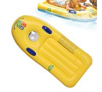 Inflatable Bodyboard, portátil Swimming Floats, 45,28 pulgadas Raft with Sturdy Grips, Heavy Duty Pool Lounger, Floating with Design, Childrens Travel Gear for Garden and Park