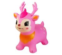 Inflatable Bouncing Horse Toy | PVC Rubber Animal Hopper 55×55×32cm Ride On Jumping Bouncer for Kids 2-4 Balance Training Indoor Outdoor Play Gift | Preschool Activity Toy