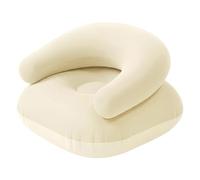 Inflatable Camping Couch, Quick Inflation Air Sofa, Portable Blow Up Chair, Lightweight Lounger for Beach Backyard Tailgating Music Festival Travel Vacation, Wind Filled Air Bed, Compact Carry Design