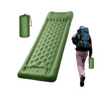 Inflatable Camping Mattress, Self-Inflating Sleeping Mat, 77,17 x 28,35 x 4,33 pulgadas Roll-Up Thickened Air Pad with Built-in Pump and Pillow, Inflatable Bed for Outdoor Hiking, Tent, Travel Use