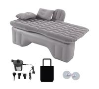 Inflatable Car Air Mattress - Reusable Blow Up Bed For SUV, Sedan, Truck | Travel Sleeping Pad For Camping, Hiking, Vacation, Long Drives | Compact Portable Car Bed with Pump, Comfortable Rest