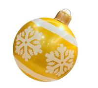 Inflatable Christmas Ball - 25,98 x 18,9 pulgadas PVC Holiday Balls Large Waterproof Decor for Party Design with Easy Inflation, Christmas Ornament for Home Garden Tree Lawn Patio Park