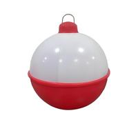 Inflatable Christmas Ball Yard Decor Large 24 Inch Outdoor Material Hangable Ornament with Easy Setup Festive Holiday Decoration for Balusters Branches Lawns Floor Living Room Bedroom Study