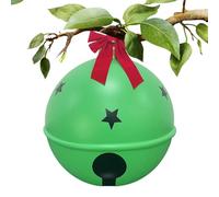 Inflatable Christmas Balls - 23 Inch Waterproof Bell with Bow | Giant Holiday Ornaments for Garden, Yard, Patio, Porch, Lawn, Front Door, Living Room, and Party Decorations, Easy Setup and Festive Fun